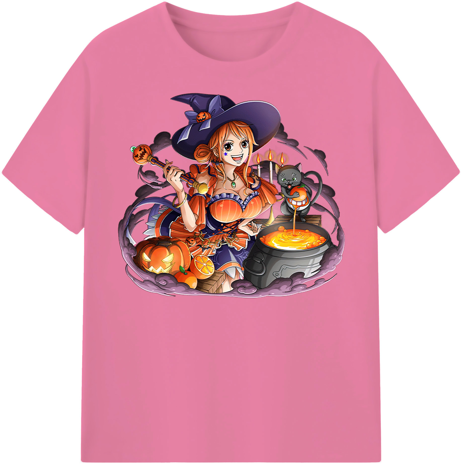 ワンピース ナミ ONE PIECE Nami 綿100％半袖Tシャツ（フロントプリント）